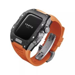 Vertu Watch Black Diamond Orange