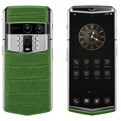 Vertu Agent Q Silver Advanced Set Bamboo Green Alli 1TB