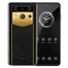Metavertu 2 Max Generation Luxury Custom Made Gold Radiantblade Edition With Black Ink Calfskin Phone