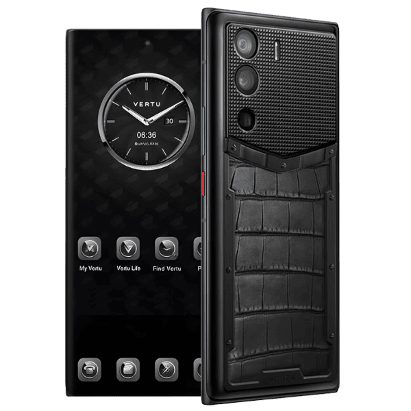 Metavertu Basic Alligator Leather Iron Black
