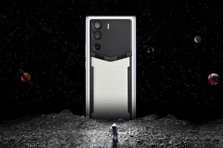 METAVERTU Dark Green Alligator Leather Clous De Paris 7 Điện thoại METAVERTU