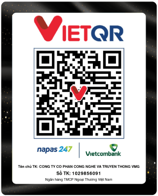 QR chuyển khoản khi thanh toán mua hàng tại vertuvietnam