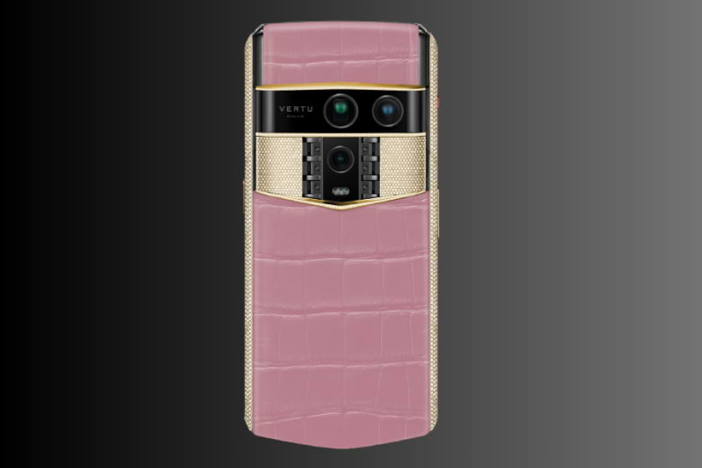 Vertu Agent Q Alligator Gold Full Diamond Collector's Edition Sakura Pink Alli 1TB 4 Vertu Agent Q Alligator Gold Full Diamond Collectors Edition Sakura Pink Alli 1tb 2
