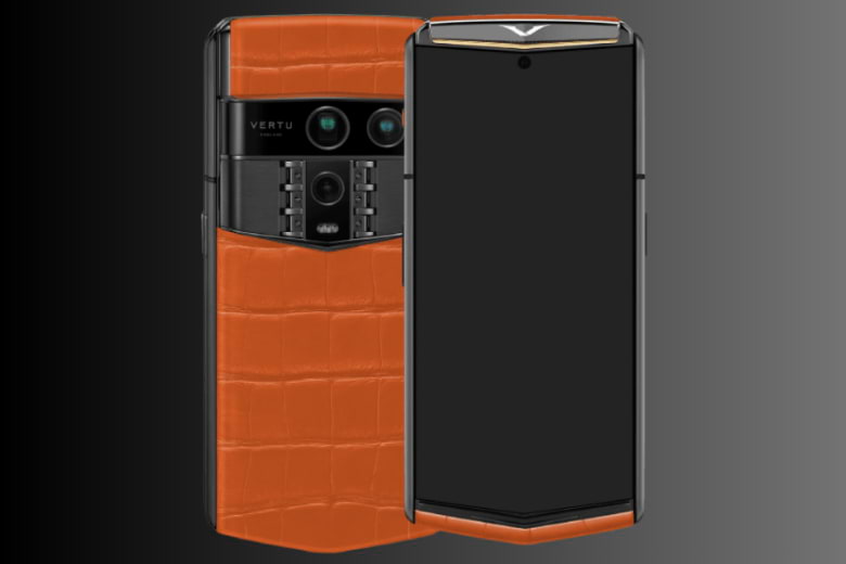 Vertu Agent Q Black Premium Set Single Gold Accent Radiant Phoenix Alli 1tb