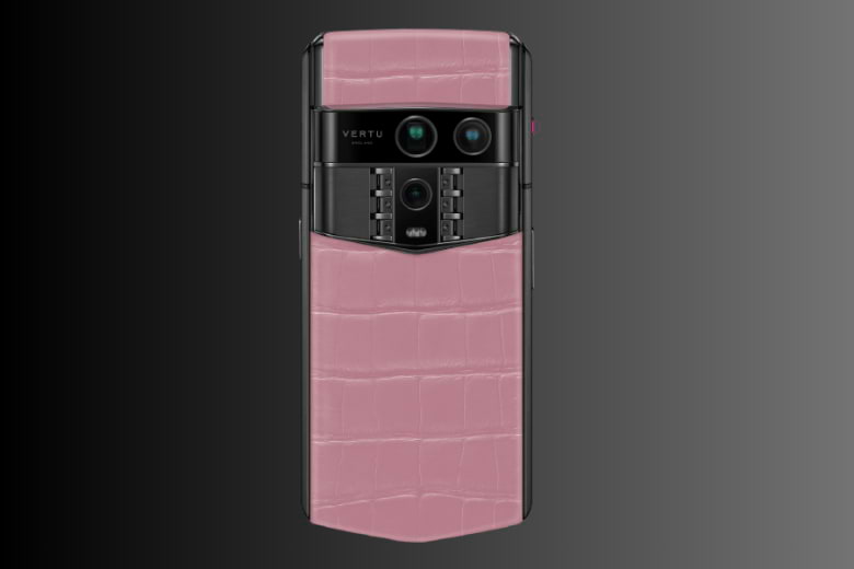 Vertu Agent Q Black Premium Set Single Gold Accent Sakura Pink Alli 1tb 2