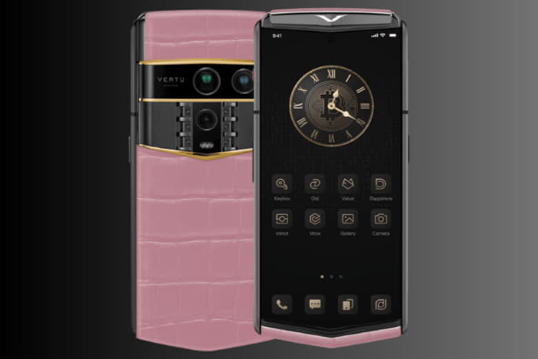 Vertu Agent Q Black Premium Set Tri Gold Accent Sakura Pink Alli 1tb@2x