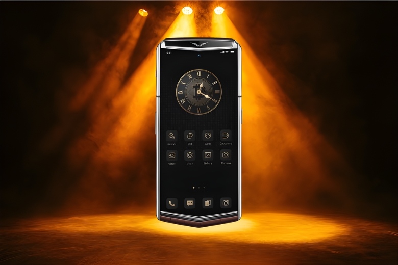 Vertu Agent Q Silver Advanced Set Glacier White Alli 1TB màn hình 