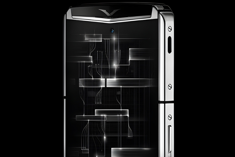 Vertu Agent Q Silver Advanced Set Glacier White Alli 1TB pin