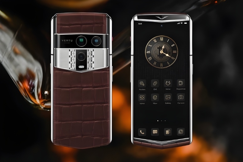 Vertu Agent Q Silver Advanced Set Glacier White Alli 1TB thiết kế 
