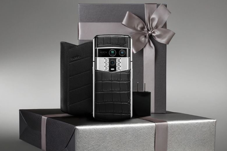 Vertu Agent Q Silver Advanced Set Navy Blue Alli 1TB