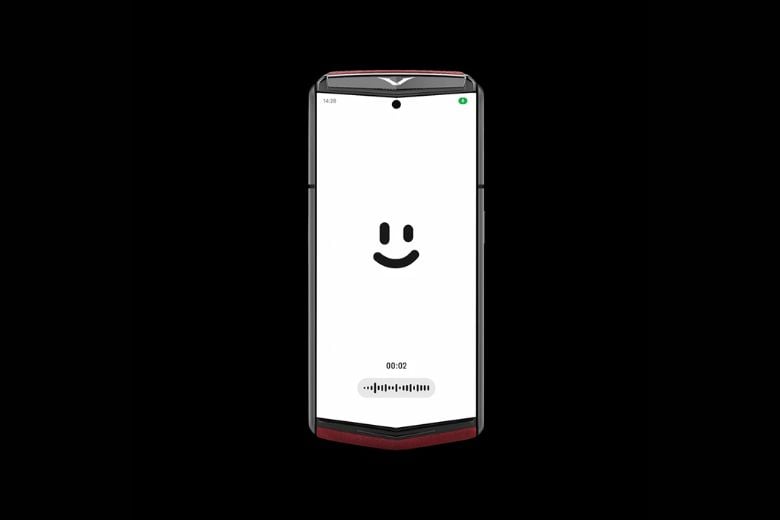 Vertu Agent Q Silver Advanced Set Navy Blue Alli 1TB