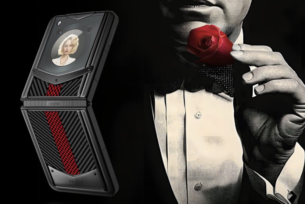 Vertu Ironflip Basalt Black Alli Bes Fee Alligator Skin