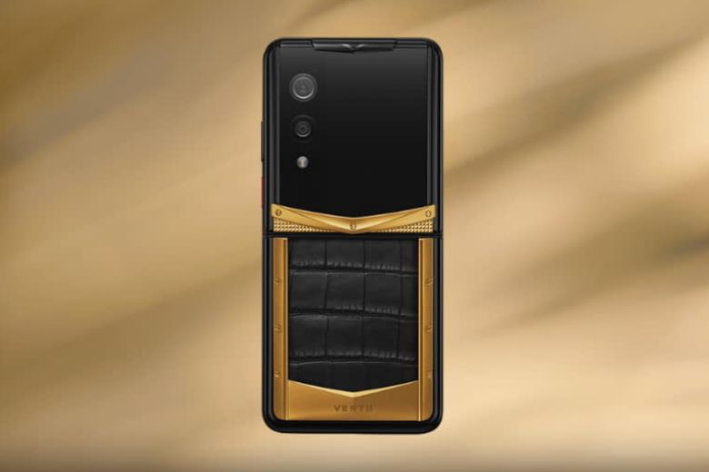 Vertu Quantum Flip Agate Emerald Green Gold V